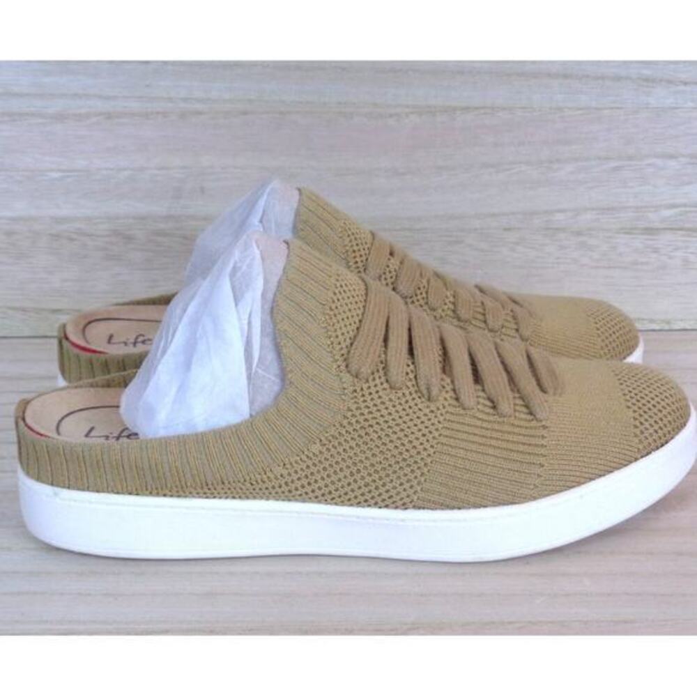 Lifestride Ease Knit Cushioned Slip On‎ Mule Sneakers Womens Size 5